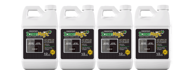 Screen Magic Pro 1/2 Gallon Concentrate makes 5 Gallons RTU
